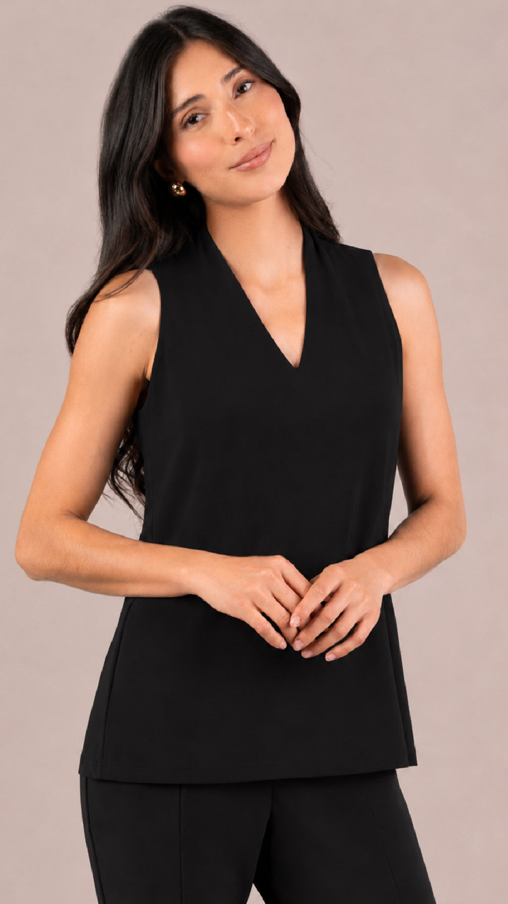 Deep V Trapeze Tank-Solid Colors