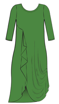 Drama Dress, 3/4 sleeve (Con’t…)