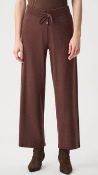 Joseph Ribkoff Sequin Mock-Neck Sweater and Drawstring Culottes