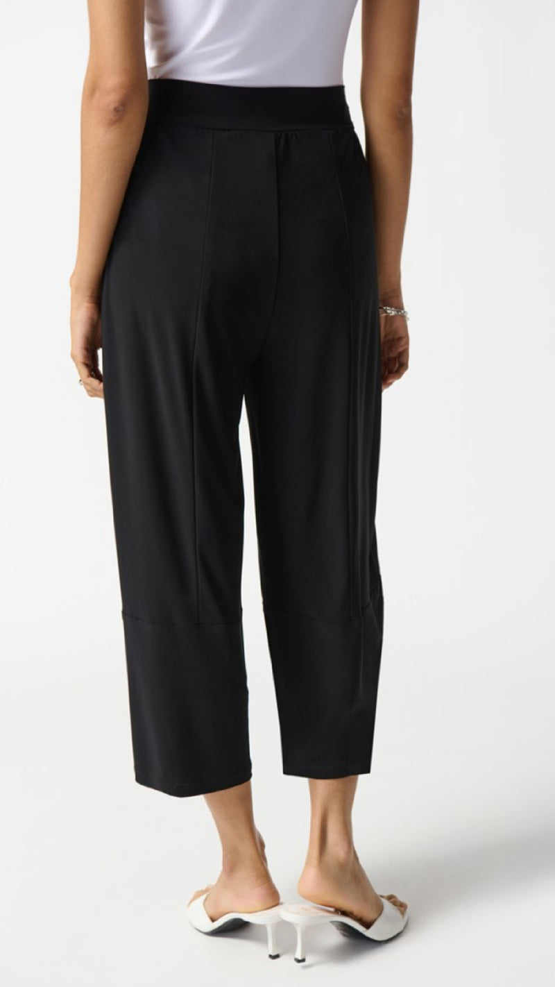 Silky Knit Culotte With Soft Contour Waist Band