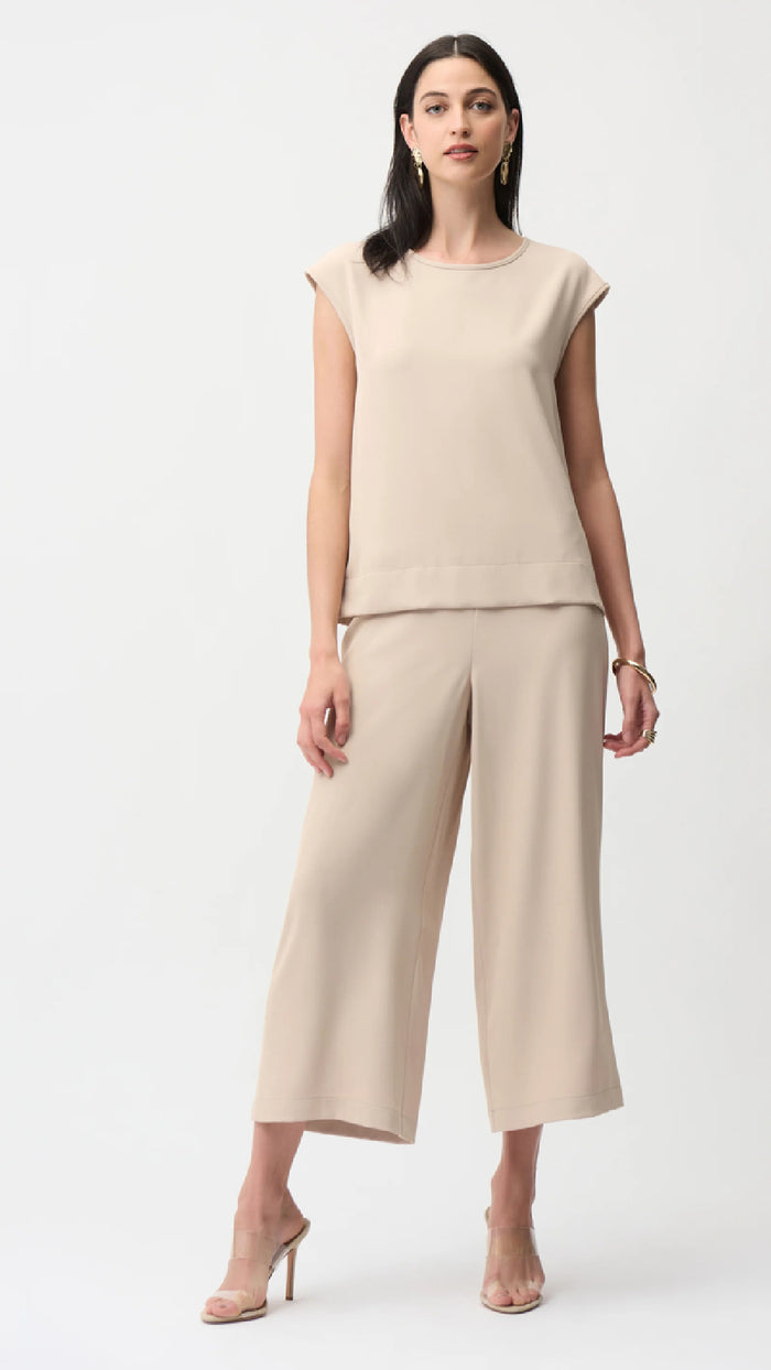 Joseph Ribkoff Woven Twill Boxy and Pant