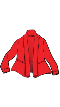 Splice Roll Neck Cardigan