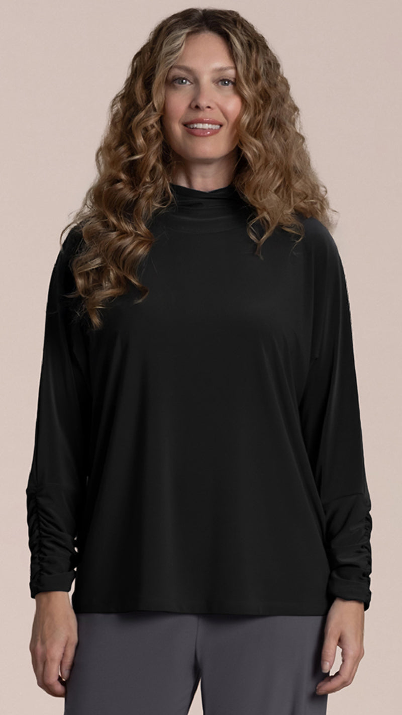 Eco Slouch Turtle Neck Top