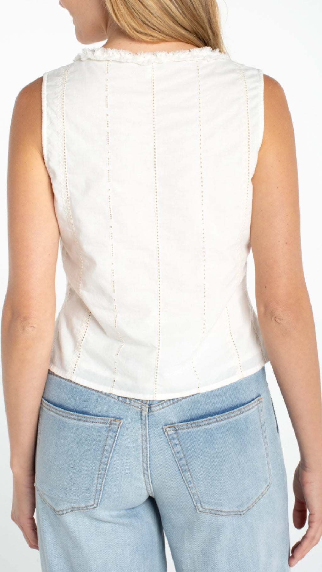 Tiered Maxi Skirt With Stripe Embroidery And Matching Top