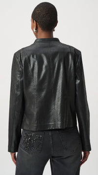 Joseph Ribkoff Embellished Foiled Suede Jacket