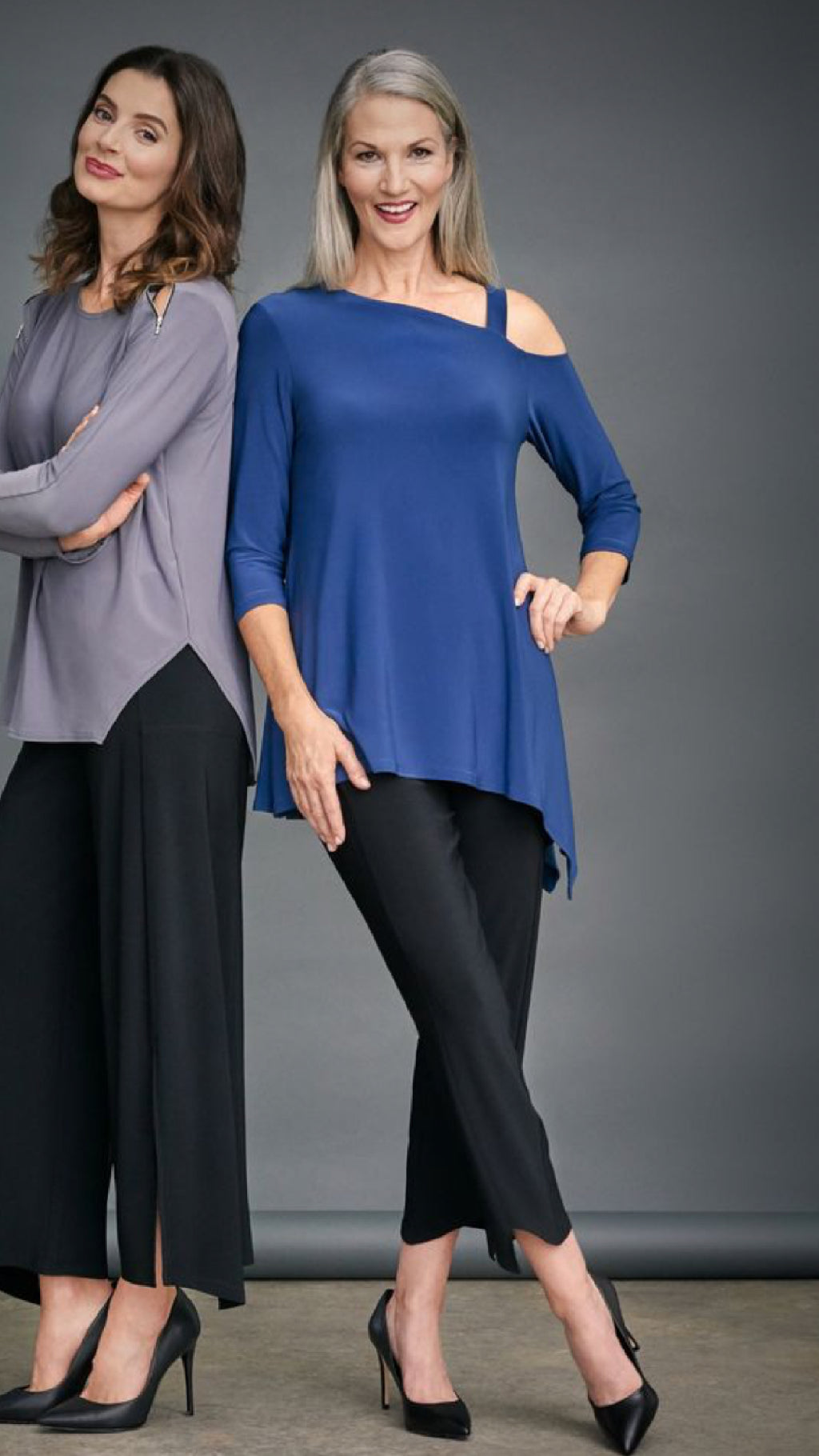 Slant Tunic, 3/4 Sleeve (Sale)