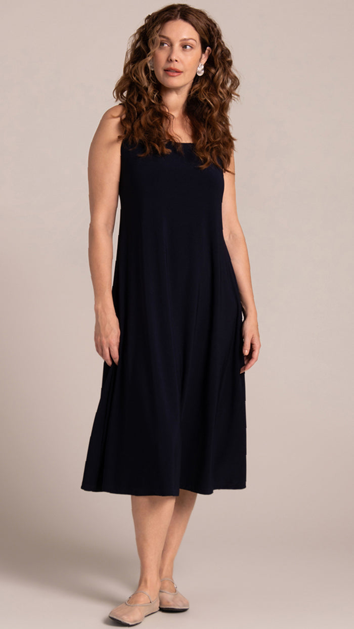 Square Neck Fit and Flare Dress