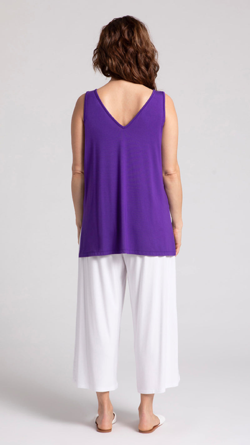 Bamboo Reversible Go to Tank Relax-Solid Colours