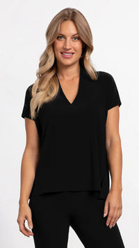 Deep V Top, Short Sleeve (Selected colours on sale)