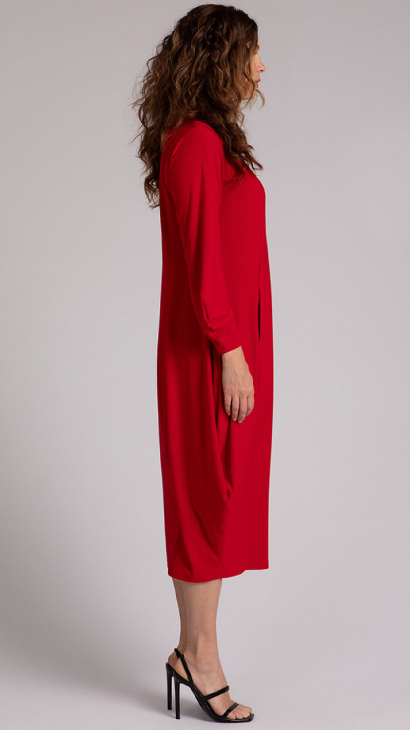 Easy Crew Neck Lantern Dress (Sale)
