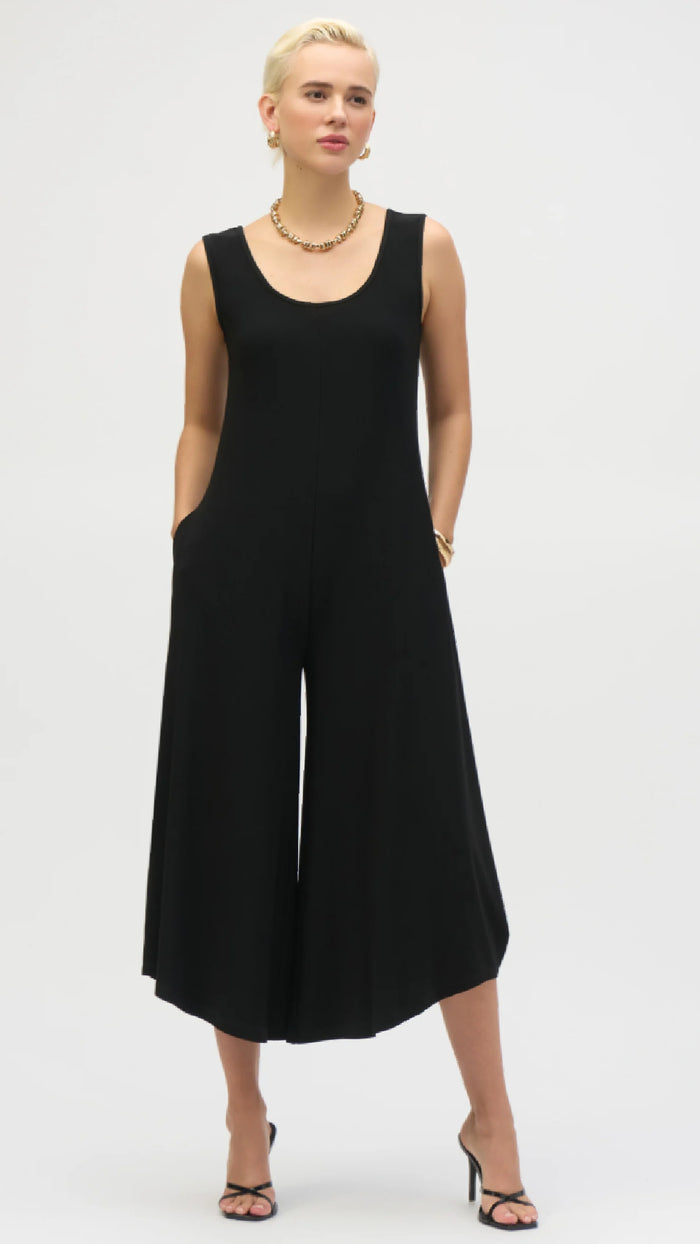 Joseph Ribkoff Silky Knit Wide-Leg Sleeveless Jumpsuit (Sale)