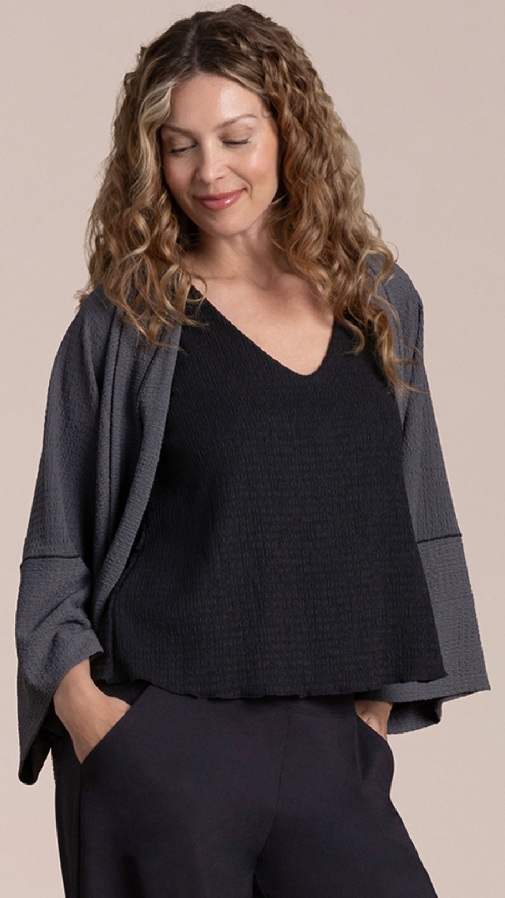 Pop Cardi Contrast