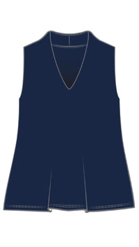 Deep V Trapeze Tank-Solid Colors