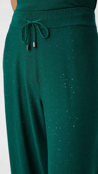 Joseph Ribkoff Sequin Mock-Neck Sweater and Drawstring Culottes