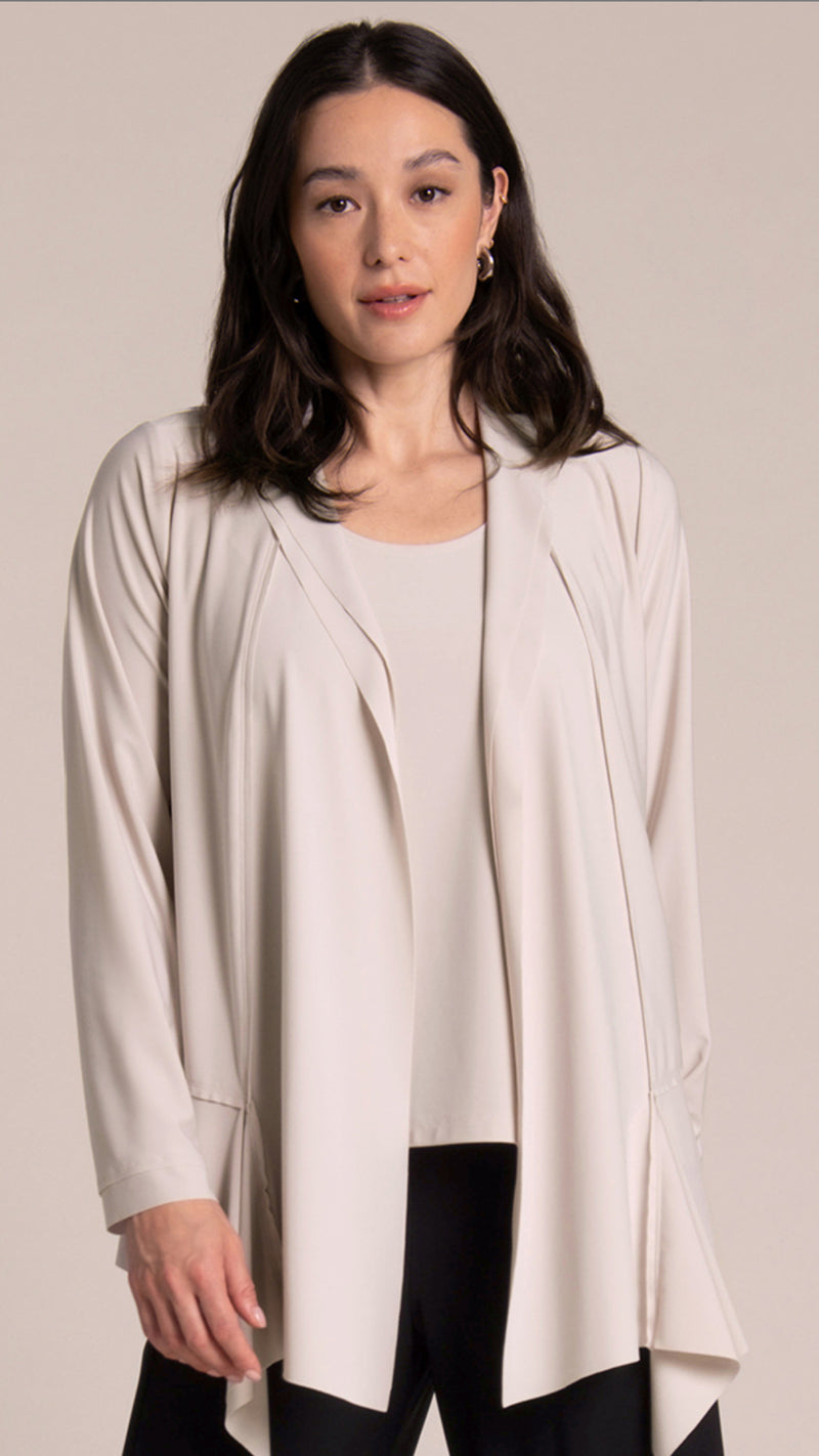 Splice Roll Neck Cardigan