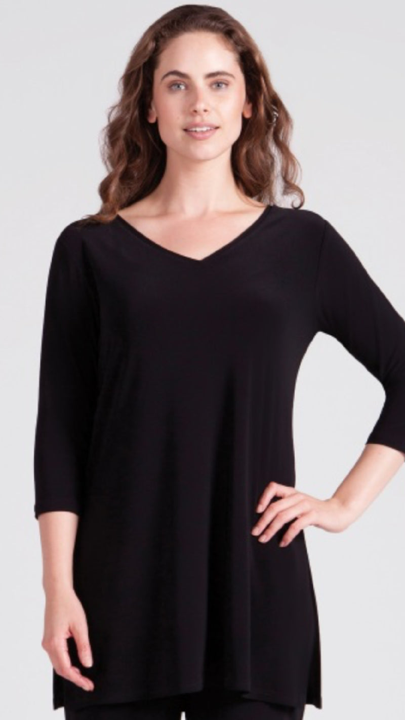 Go To V-Neck Tunic, 3/4 Sleeve (Sale)