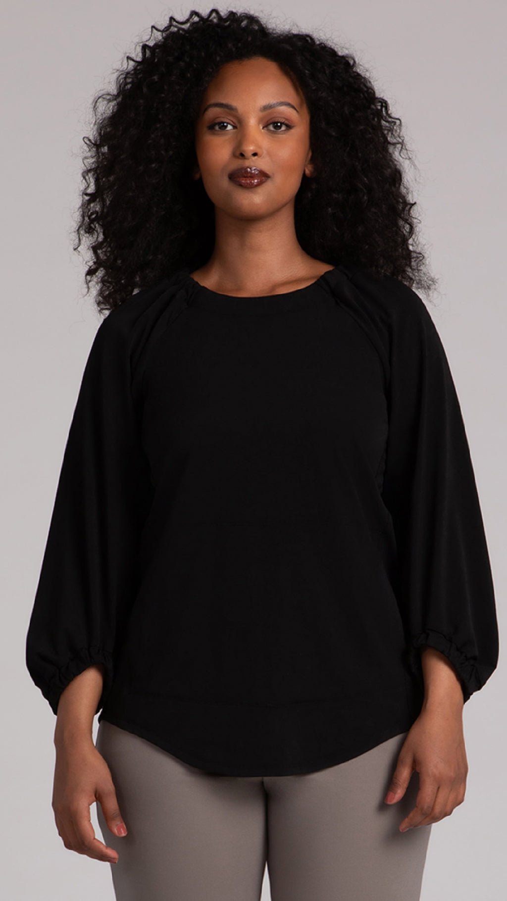 Move Pullover W/ Elastic Cuff, Fleece Back Jersey (Sale)