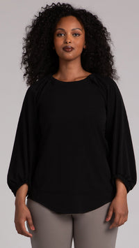 Move Pullover W/ Elastic Cuff, Fleece Back Jersey (Sale)