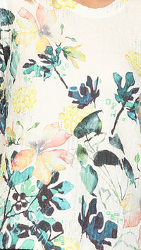 Inoah Short Sleeve Asymetrical Dress