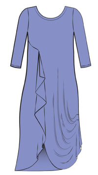 Drama Dress, 3/4 sleeve (Con’t…)