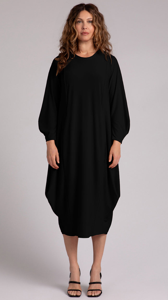 Easy Crew Neck Lantern Dress (Sale)
