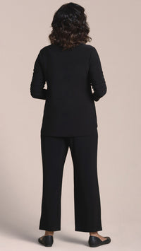 Go To Soft Round Neck Top, Long Sleeve.