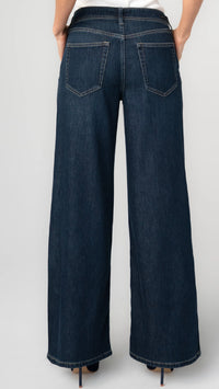 Weekender Wide Leg W/Side Slit-Dusk Fall