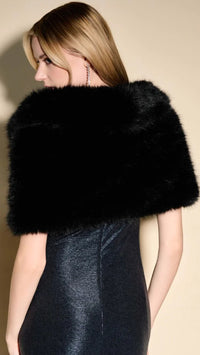 Joseph Ribkoff Faux Fur Cape