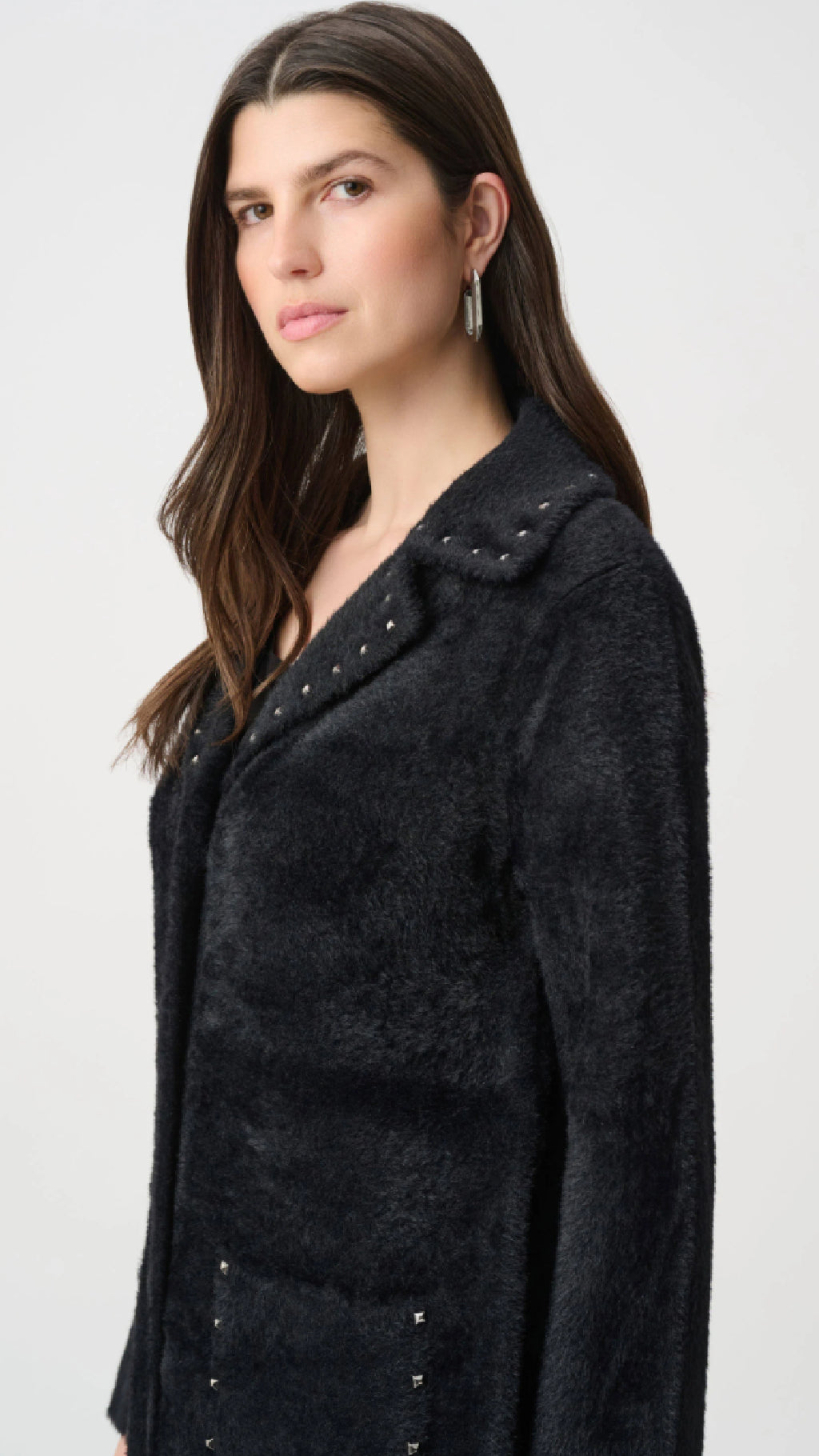 Joseph Ribkoff Studded Sweater Coat