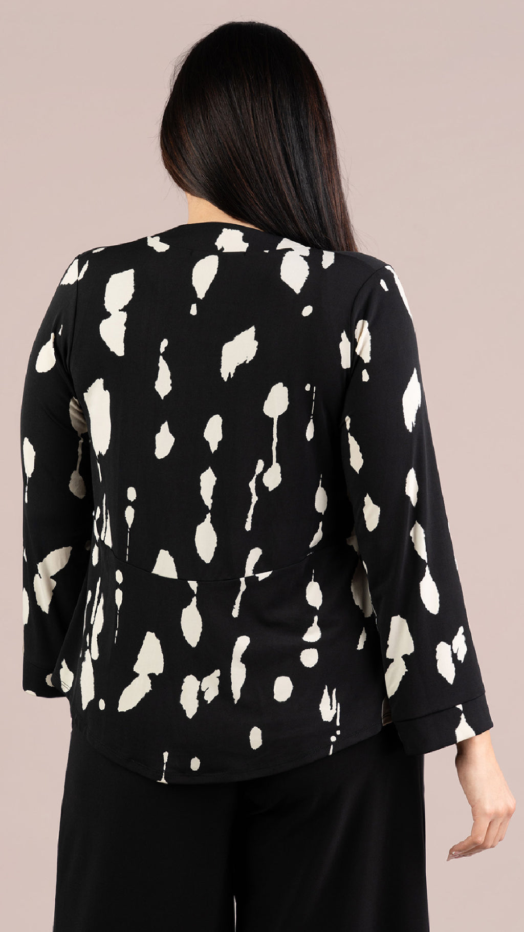 Coach Cardigan-Cashew Splatter