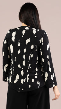 Coach Cardigan-Cashew Splatter
