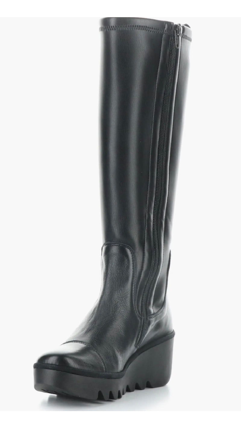 Fly London BUDI160Fly Knee High Wedge Boots