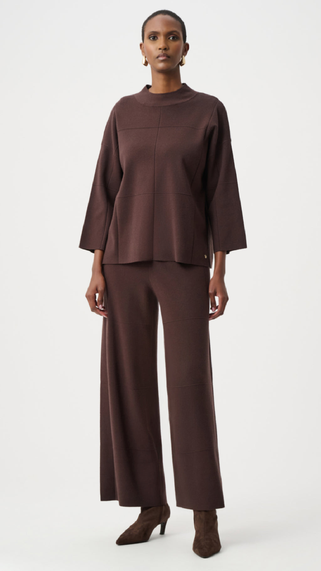 Joseph Ribkoff Brushed Viscose Sweater and Culotte Pants