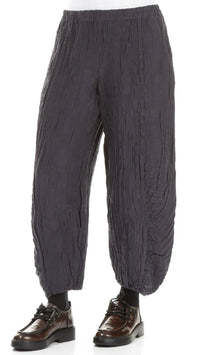 Flared Crinkle Linen, Cotton Tunic and Lantern Pant