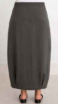 Bamboo Fleece Pleat Hem Skirt (Sale)