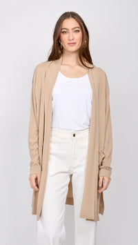 Drop Shoulder, Long Sleeve Cardigan