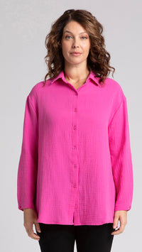 Cotton Gauze Easy Shirt