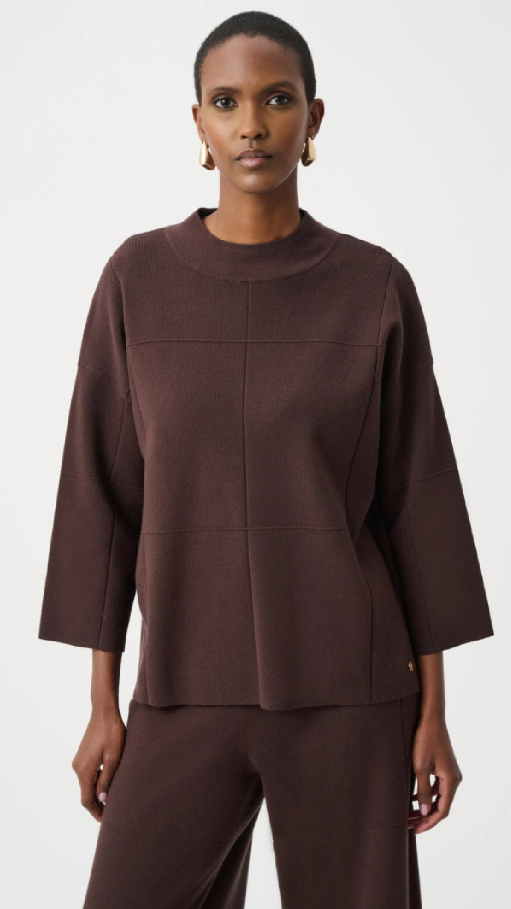 Joseph Ribkoff Brushed Viscose Sweater and Culotte Pants