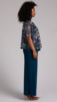 Nu Clip Top, Printed Shimmer Mesh (Sale)