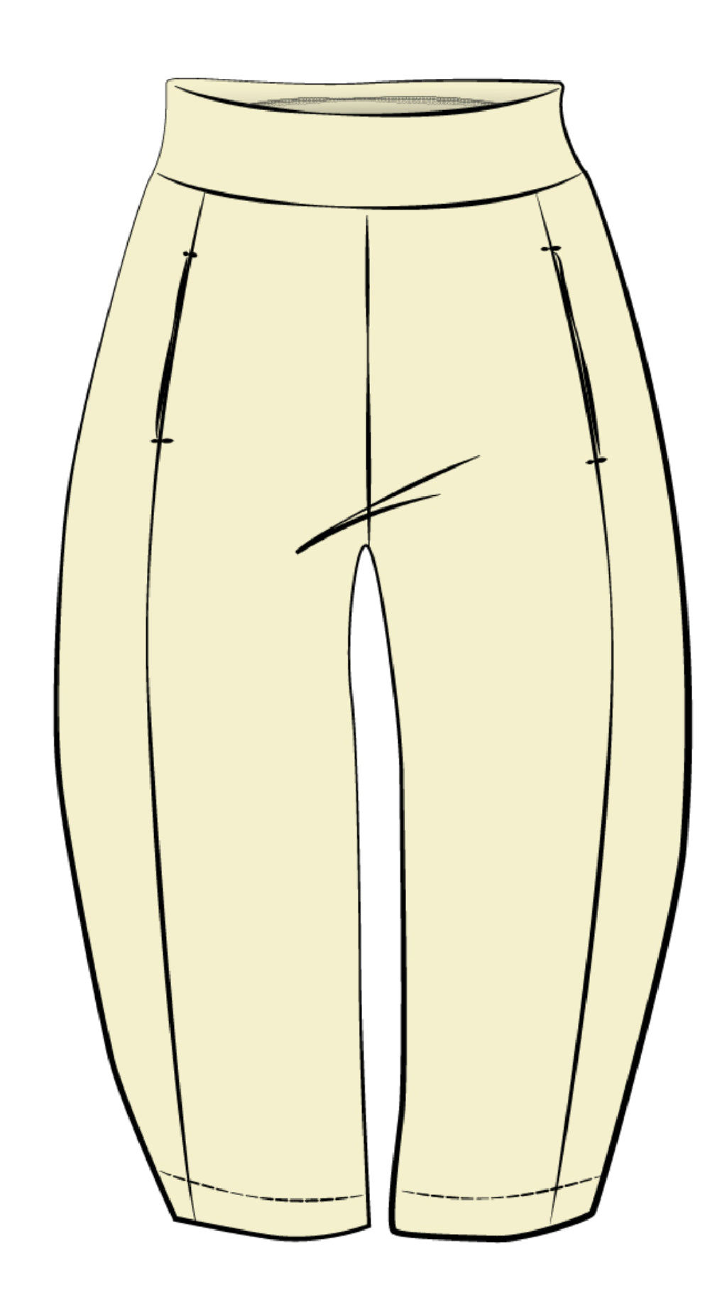 Narrow Barrel Pant