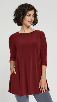 Trapeze Tunic, 3/4 Sleeve (Sale)