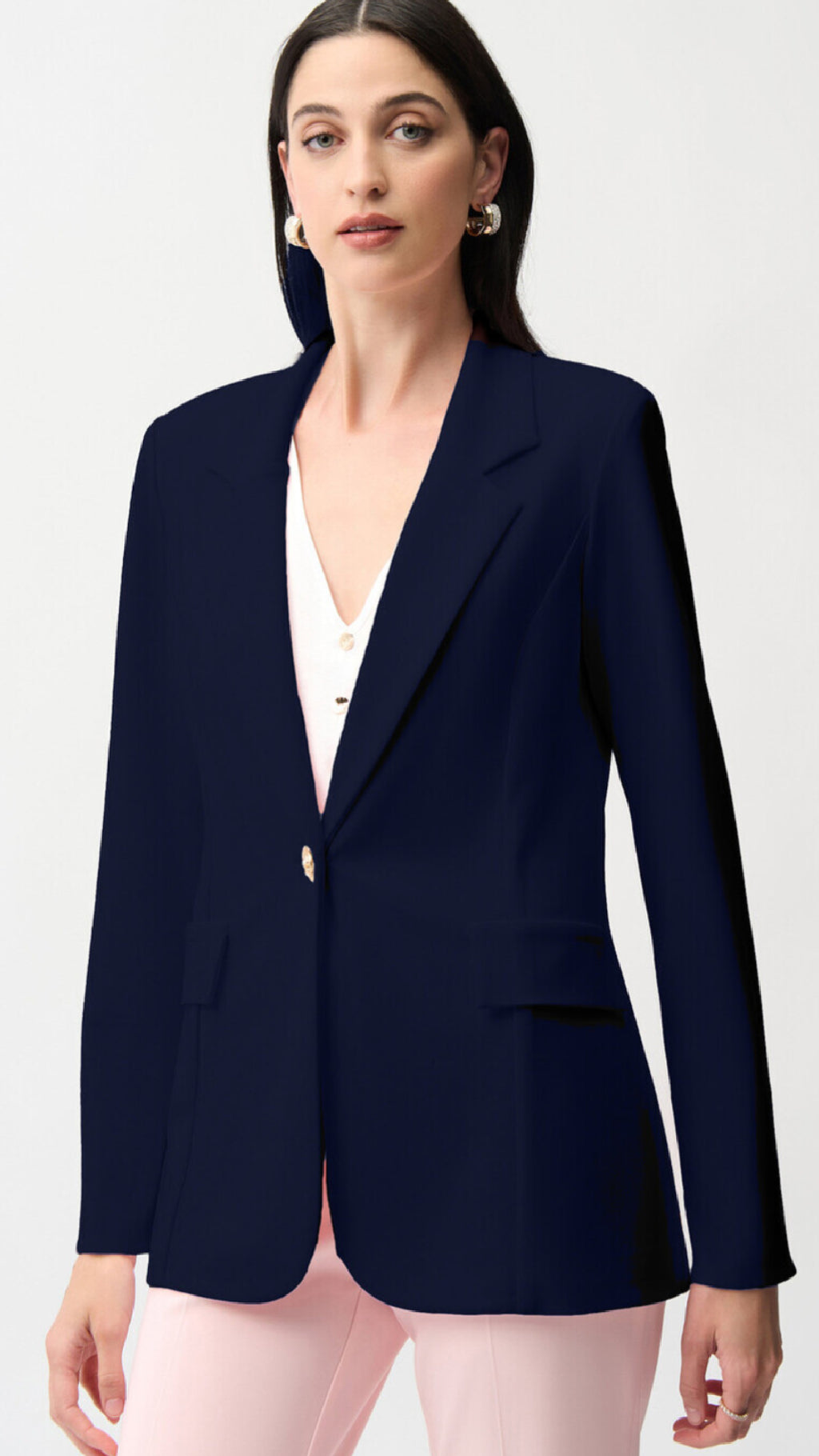 Joseph Ribkoff Blazer Statement Button