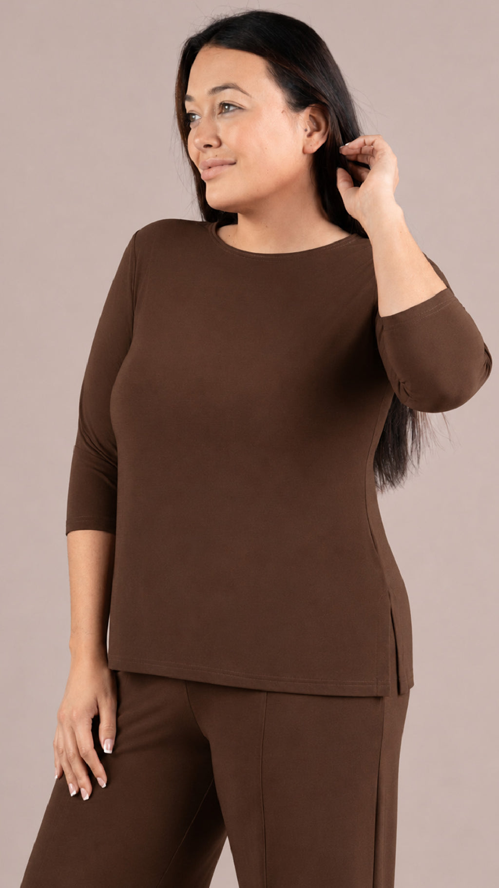 Nu Ideal Top, 3/4 Sleeves