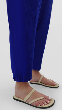 Half Cuff Jogger Pant, Popcorn Waffle