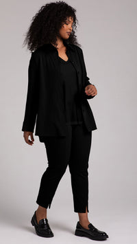 Hepburn Shacket, LT WT Ponte (Sale)