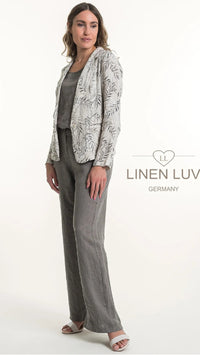 LINEN LUV Blazer-Print