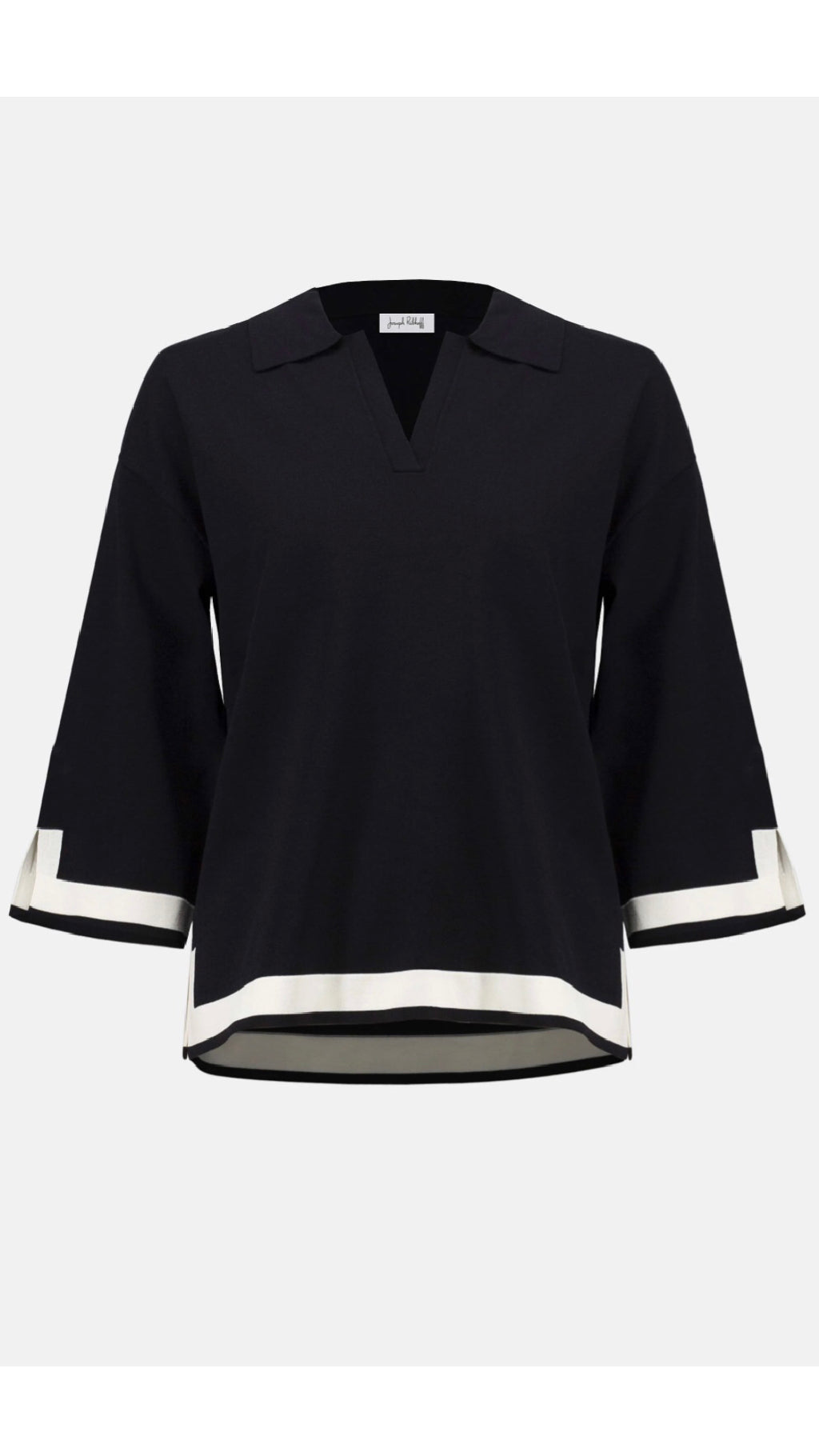 Joseph Ribkoff Sweater Knit Colour Block Top and Pant