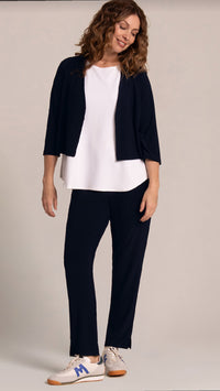 V-Neck Bolero, 3/4 Sleeve