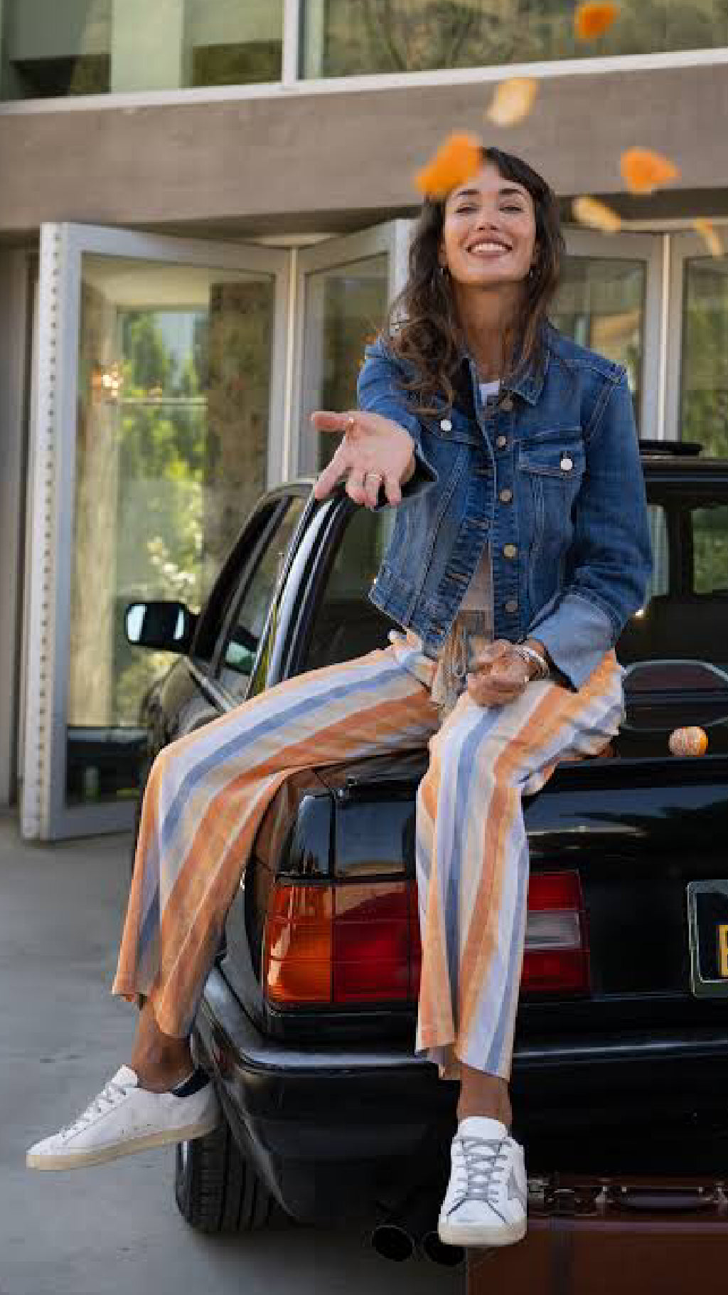 Bracelet Length High Cuff Trucker Jacket-West Ways