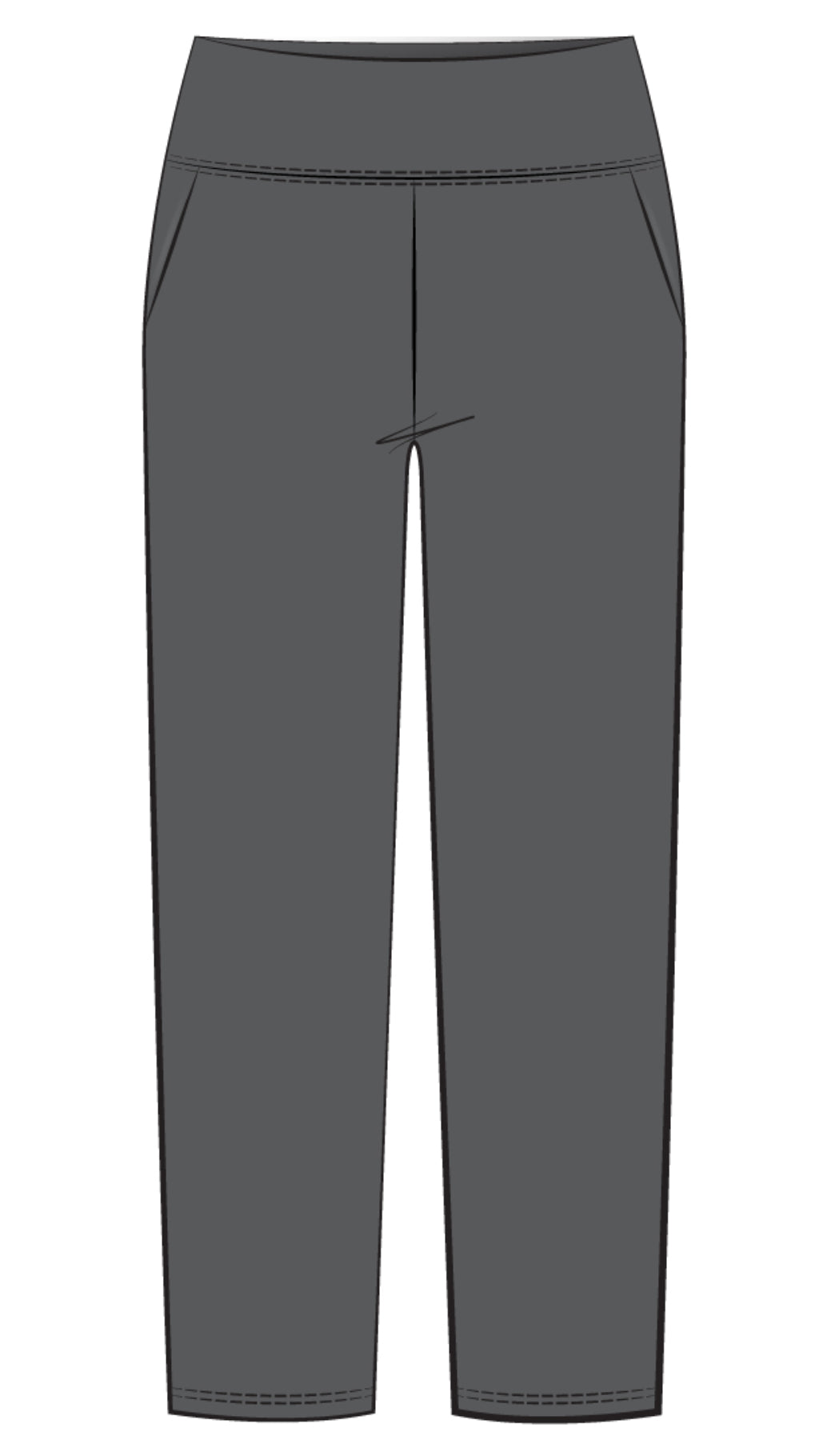 Straight Leg Pant with Yoke